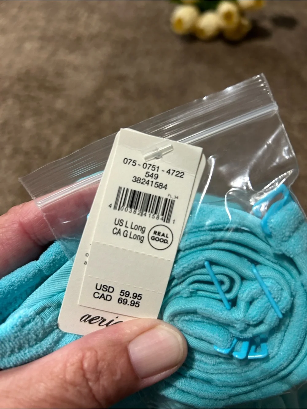NWT Aerie Aqua Blue Textured Cutout One-Piece Swimsuit